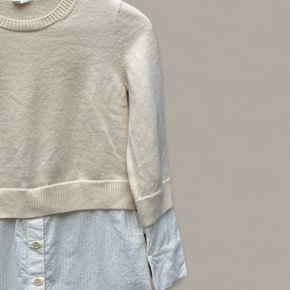 COS Scandi White/Cream Sweater Shirt Dress - Picture 2 of 10